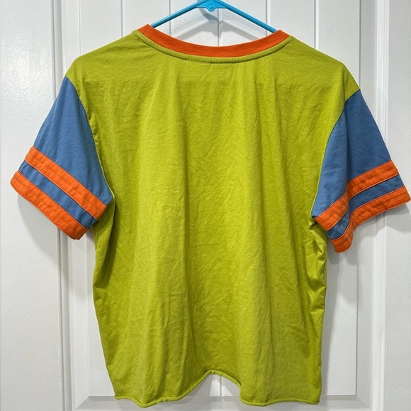Disney Zootopia Cropped Top in Lime Green & Orange - Picture 3 of 4